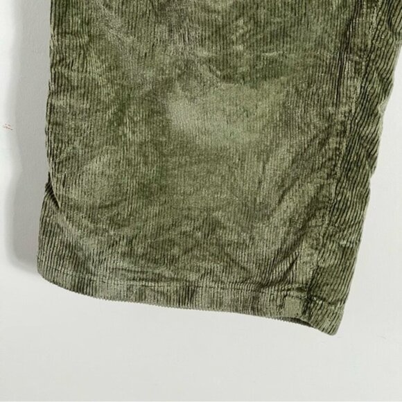 Anthropologie The Wanderer Relaxed-Leg Corduroy Pants by Pilcro Size 32 Green - Picture 9 of 15